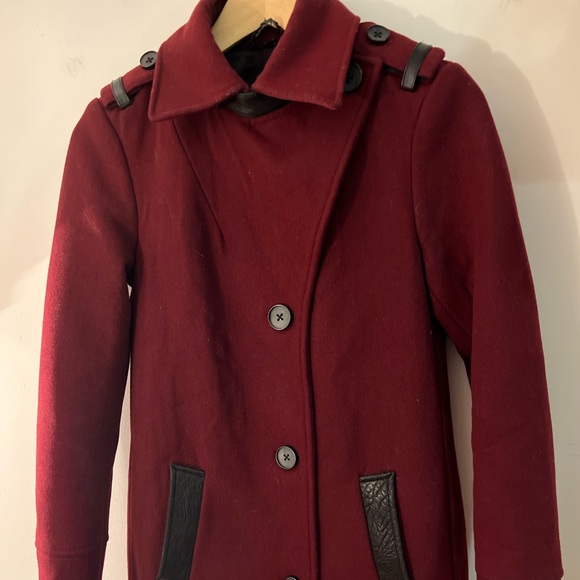 Mackage Jacket Burgundy / Black XS - Picture 7 of 13